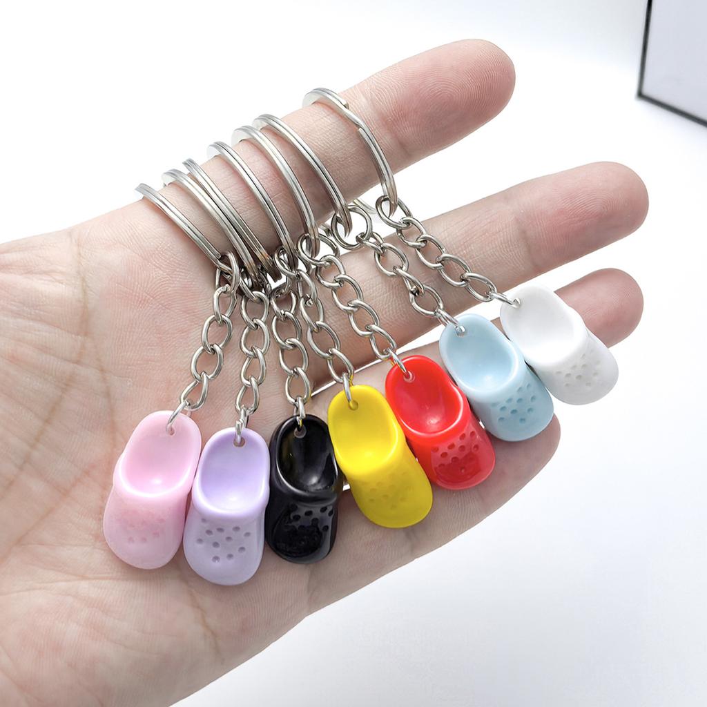 Lovely Slipper Keychain Personalized Bag Hanging Accessories Small Gift Couple Family Keychain Pendant