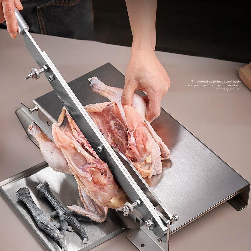 GIANXI Commercial Bone Cutting Machine Bone Knife Kitchen Tools Home Bone Cutting Machine Frozen Chicken Duck Fish Sheep Slicer