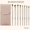 8Pcs Face Bronzer Eye Shadow Brush Set Make Up Tool Liner Brow Brush Eyebrow Brush  Beginners