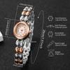 3Pcs Women's Watch Simple Fashion Small Dial Elegant Light Luxury Small Quartz Bracelet Watch ( Box Not Included )