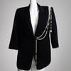 New Versatile Pearl Chain Brooches for Women Tassel Design Pants Chain Necklace Handmade Beaded Pearl Elegent Clothes Accessorie