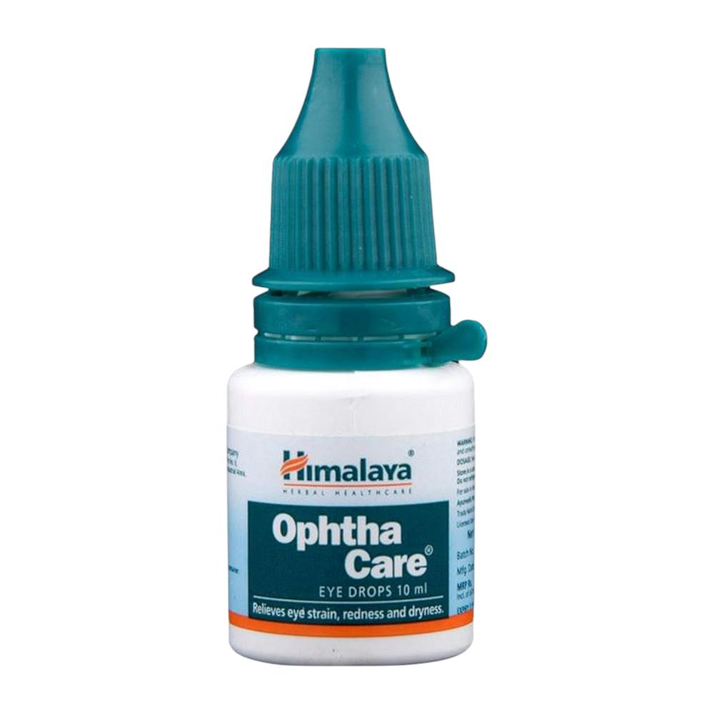 Himalaya Krople do oczu Ophthacare 10 ml | Łagodzą zmęczone oczy | Delikatna formuła komfortu na suchość i odświeżającą pielęgnację oczu | Opakowanie 1 szt.
