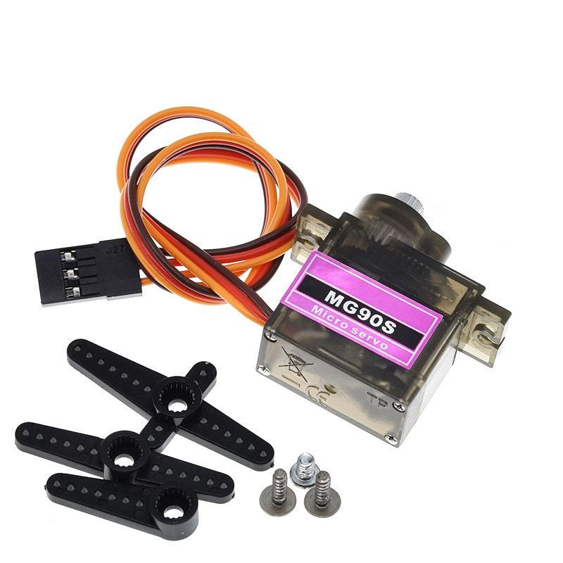 

MG90S Metal Gear Servo for 3D450 Electric Helicopter: 180° Swashplate Accessory Pack MG90 Accessory Pack (Excludes Servo)