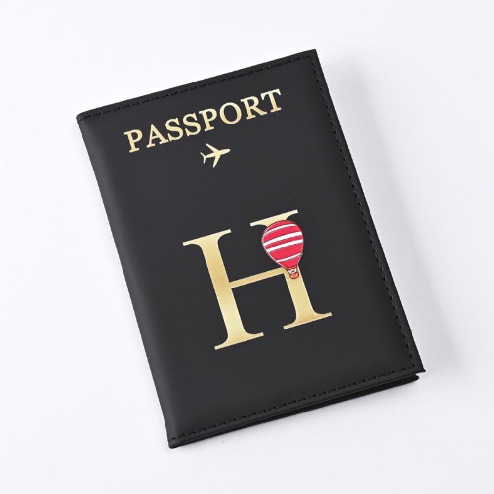 Fashion PU Leather Passport Cover Multi-card Waterproof Passport Holder Case Letter ID Card Pouch Travel