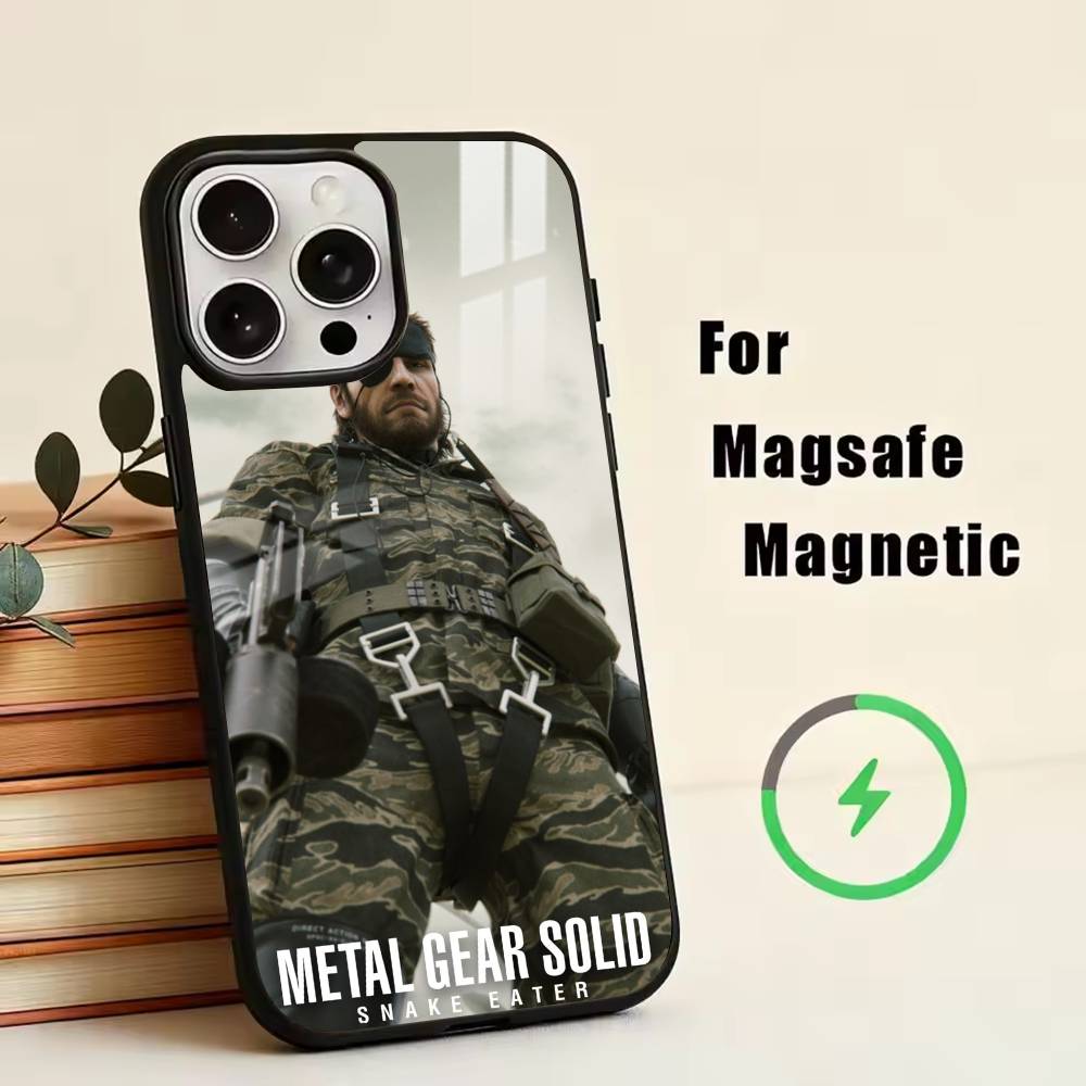 GM-Metal Gear Solid1 Handyhülle Für iPhone17,16,15,14,13,12,11 Plus,Pro Magnetisch Für Magsafe Kabelloses Laden