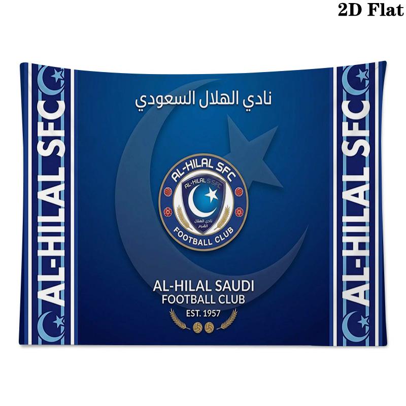 Al-Hilal SFC Wall Tapestry Aesthetic Wall Hanging Printed Fabric Blanket Decorative Tapestries for Bedroom Living Room Home Decor