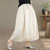 plus size High waist vintage summer casual loose long for woman skirts womens skirt