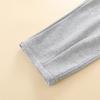 Girls' Star Embroidered Fleece-Lined Casual Straight-Leg Pants