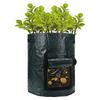 4pcs Garden Planting Bags with Viewing Window Reusable Grow Sacks for Potatoes Tomatoes Practical Plant Containers