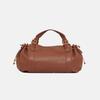 Women's Crossbody Simple Handbag Commuter Shoulder Boston Bag Stylish Versatile Work Bag Soft Polyester Interior