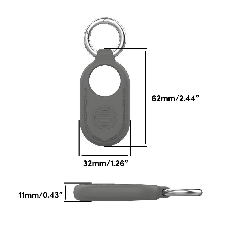 Silicone Case Housing Protective Cover Fit for SmartTag 2 Anti-lost Case Portable Carrying Case Anti-scratch Sleeve