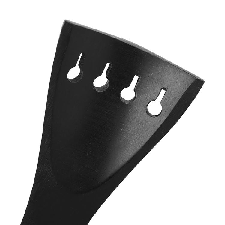Hochwertiges Ebenholz Violin-Saitenhalter-Design mit Saitenhalter-Schnur, Violin-Reparaturteil für einfache Montage und reichen Klang