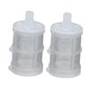 2PCS Schwimmende Tauchrohrfilter Ersatz Edelstahl Schlauchfilter Mesh für Fermzilla
