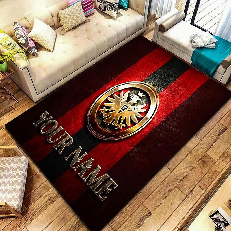 Eintracht Frankfurt Custom Name Carpet Rug for Living Room Bedroom Home Sofa Decoration,Kids play Non-slip Floor Mat