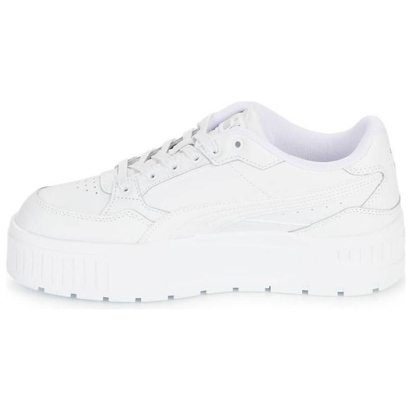 Puma Karmen II Abrasion Resistant Low Top Casual Shoes Women's White 397461-02
