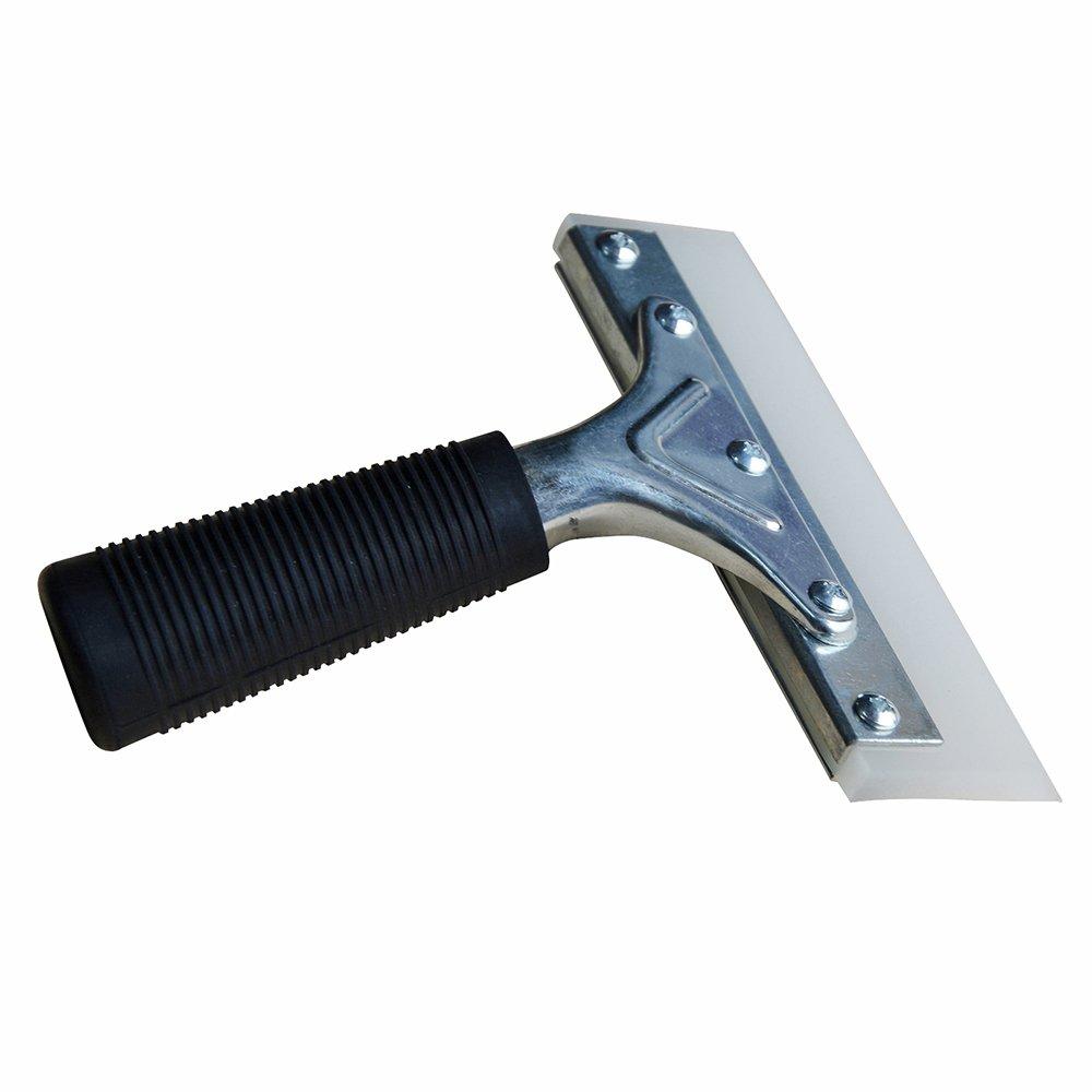 Ehdis CM Flat Silicone Water Blade Squeegee for Window and Auto Extra Thick Blade with Rubber Purpose Windshield Squeegee 155 Shower, Glass, Handle,