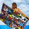 Asciugamano da Bagno Britto Microfibra Morbido Assorbente Traspirante Per Bambina Bambini Decorativo Cartone Animato Asciugamano da Spiaggia