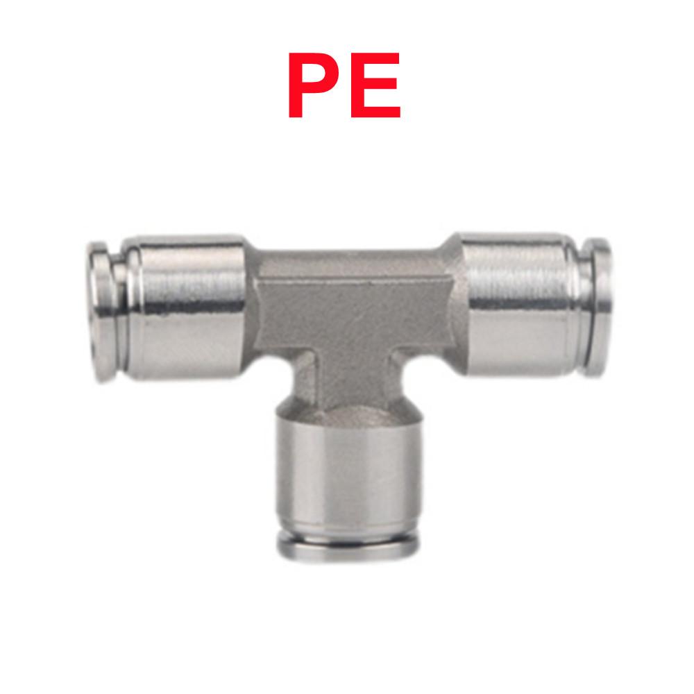 PU PV PE PY PZA SA PM 304 Edelstahl Metall Pneumatik Schnellkupplung 4 6 8 10 12 14 16mm Steckanschluss Luftschlauchverbinder