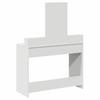 Makeup Table with Shelf White 100 x 41 x 140 cm Engineered Wood