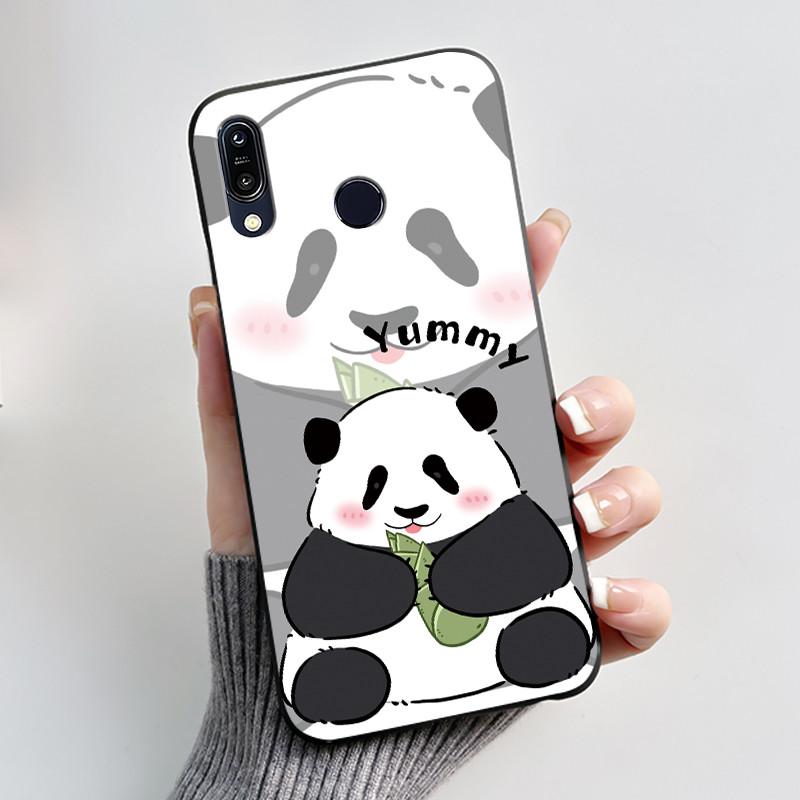 Für Asus Zenfone Max ZB555KL Max Pro ZB601KL ZB602K Hülle Niedliche Cartoon-Druck Schutzhülle Weiches Silikon Schwarzes Handygehäuse