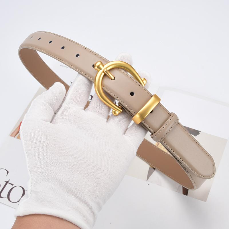 Four Seasons Available New Belt Women'S Jeans Simple And Versatile Belt New Decorative Fashion Student Pants Belt