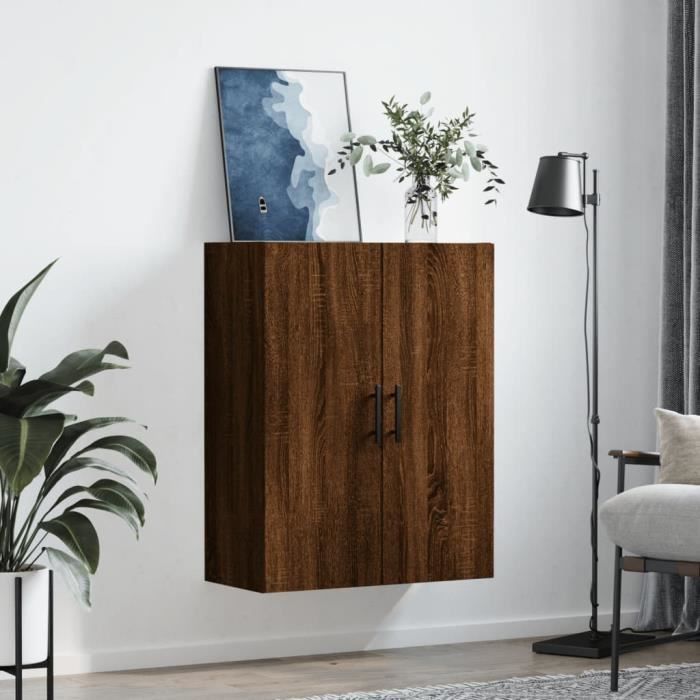 VidaXL Armoire murale chêne marron 69,5x34x90 cm 828451