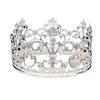 Elegant French Wrought Iron Queen Crown Ornament for Dessert Tables and Cake Decoration