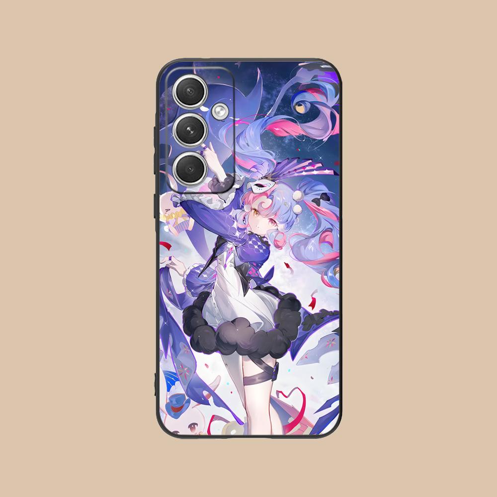 Wuthering Waves Roccia Phone Case for Samsung Galaxy S26 S25 S24 S23 S22 S21 S20 Note20 Plus FE Ultra Colorful Cover Cellphones