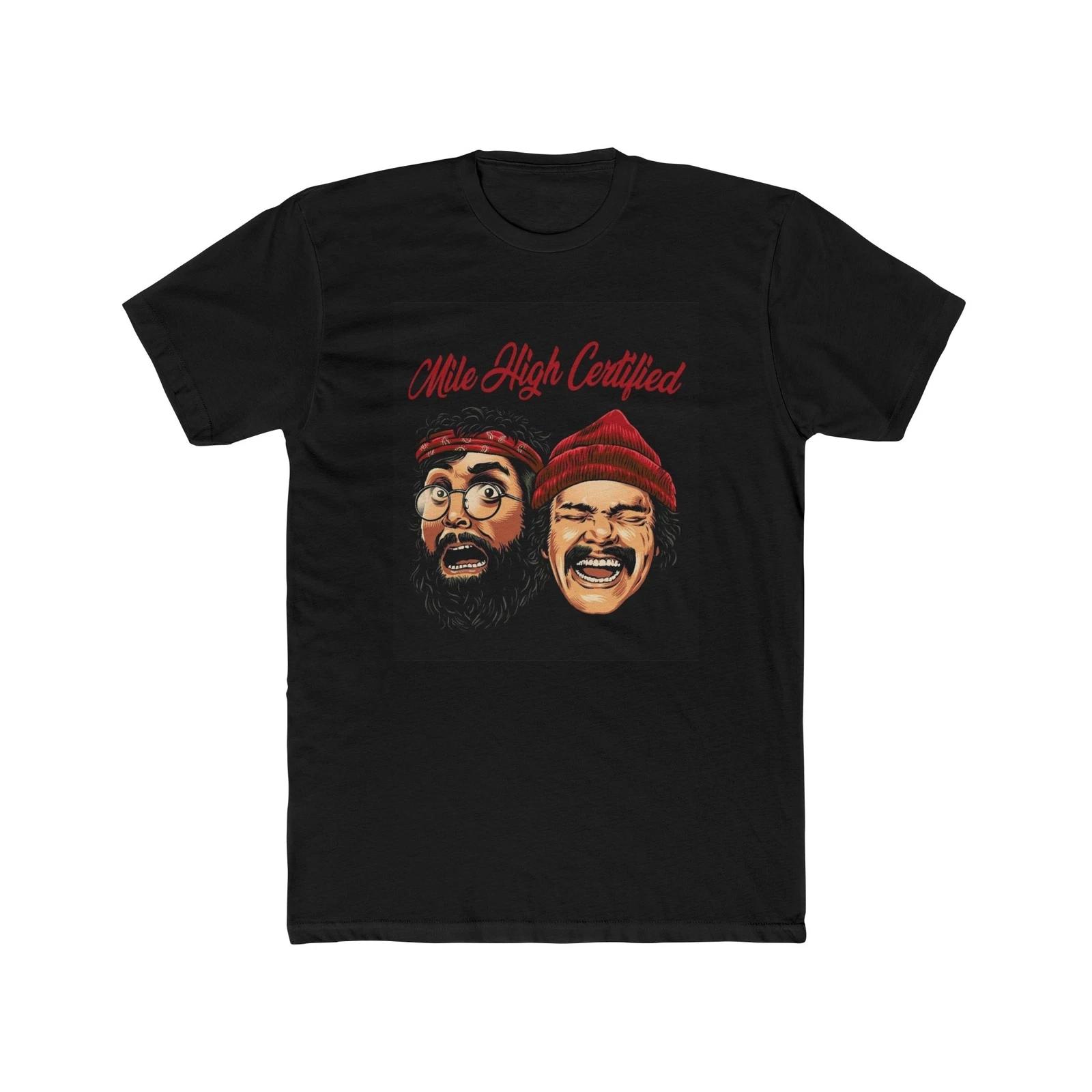 Men s and Women s T-shirts Cheech and Chong California Graphic vintage Men s Cotton Crew Tee mexico XXXXL