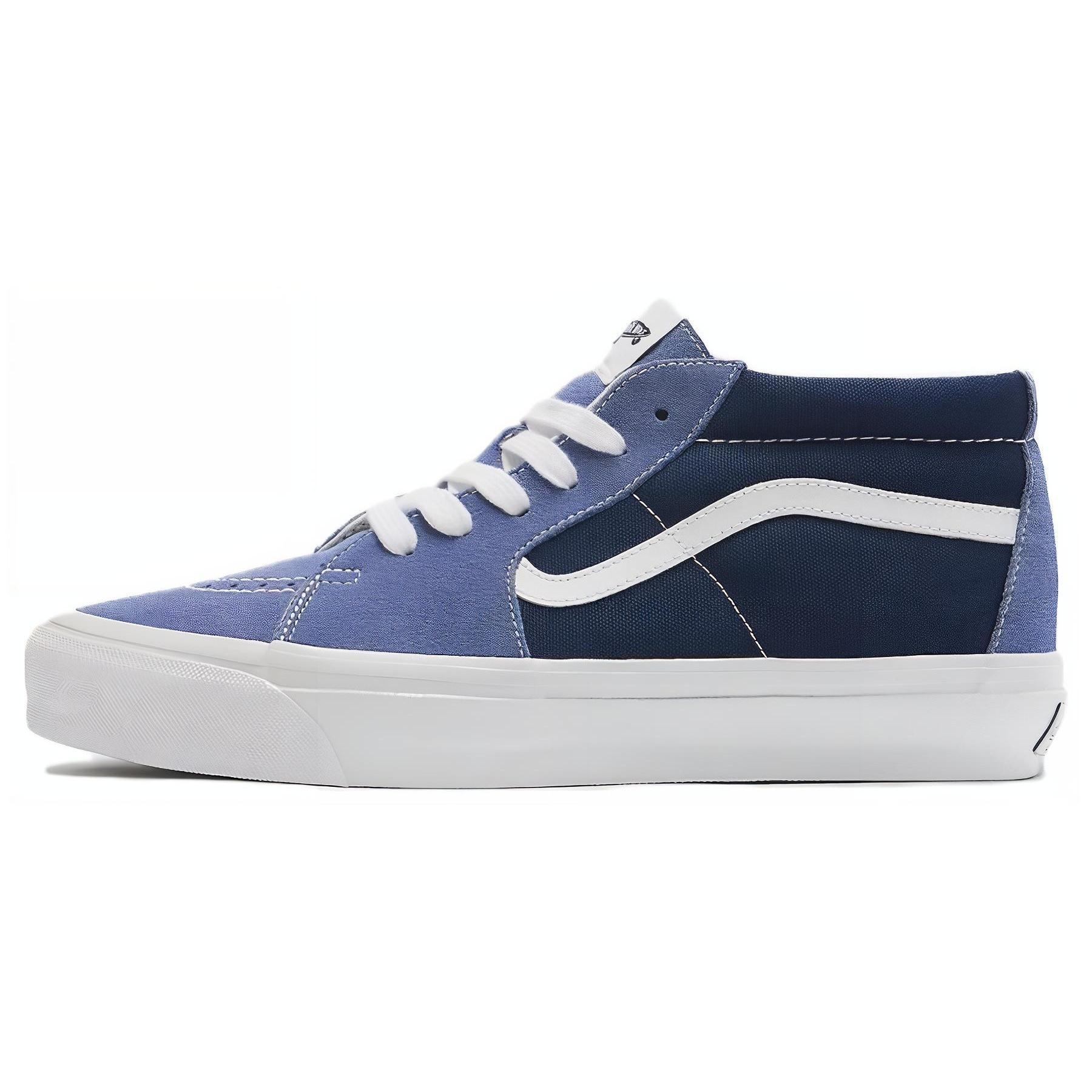 Vans Premium Sk8-Mid 83 Shoes Blue White Men s VN000CQQDWR EU 44