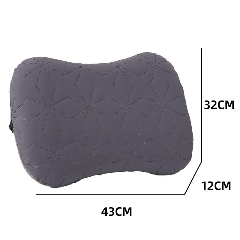 Outdoor Travel Portable Inflatable Pillow Office Home Lunch Break Waist Pillow Camping Pillow