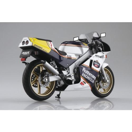 Aoshima Bunka Kyozai (AOSHIMA) Skynet 1/12 Scale Complete Motorcycle Honda NSR250R SP '88 Seychelles Night Blue/White