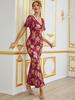 2025 Elegant European & American Women's Spring/Summer Hot Stamping Dress