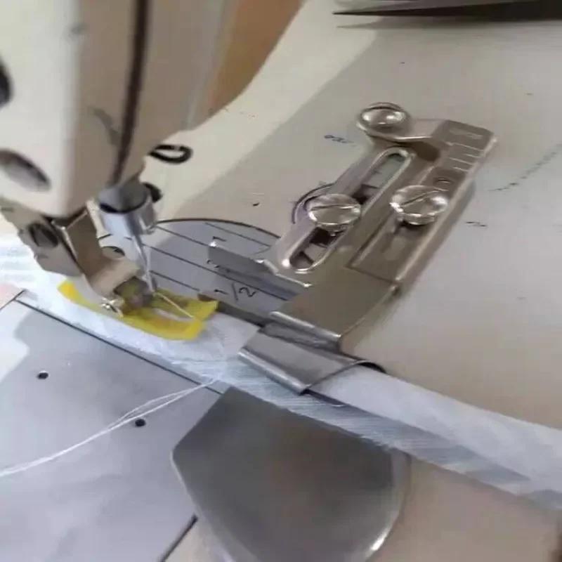 Sömsguide Pressarfot för Hushålls- Industriell Symaskin Pressarfot Fin Tucker Mätare DIY Sybehör Verktyg