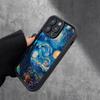 Cartoon Starry Sky Pattern Phone Case for iPhone 17 16 15 14 13 12 11 Pro/Max/Plus - Drop & Shockproof Back Cover