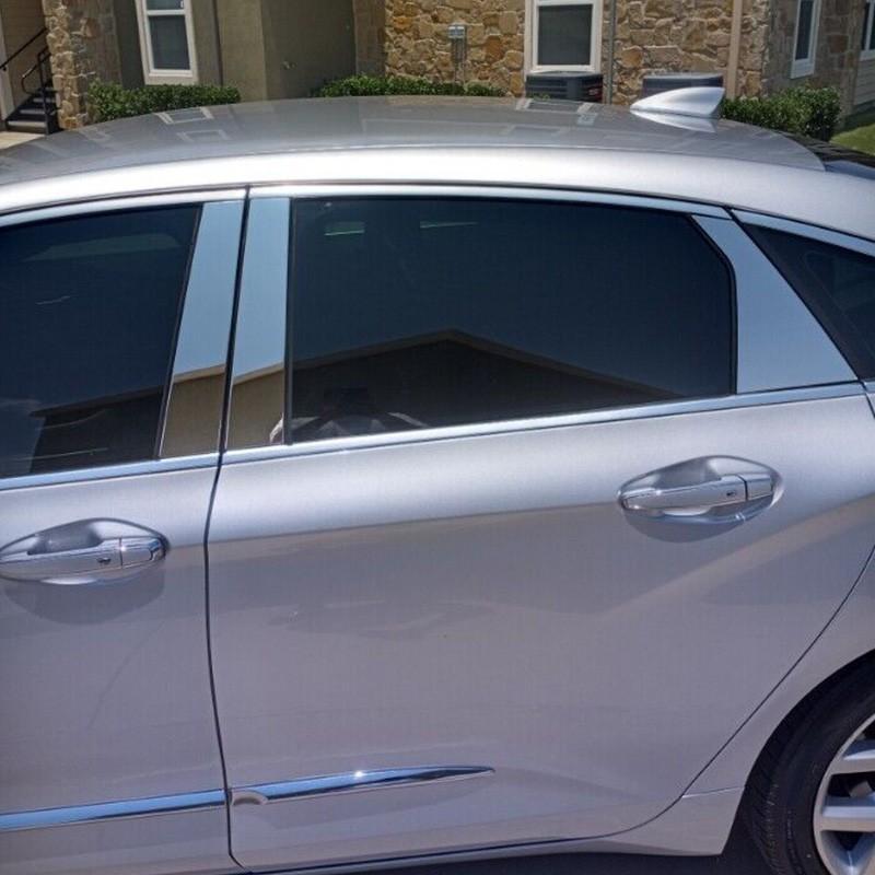 6PCS Chrome Window Door Pillar Posts Cover Trims For 2014-2020 Chevrolet Impala