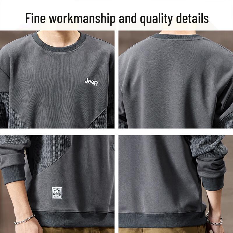 Jeep Men's Casual Crewneck Sweatshirt