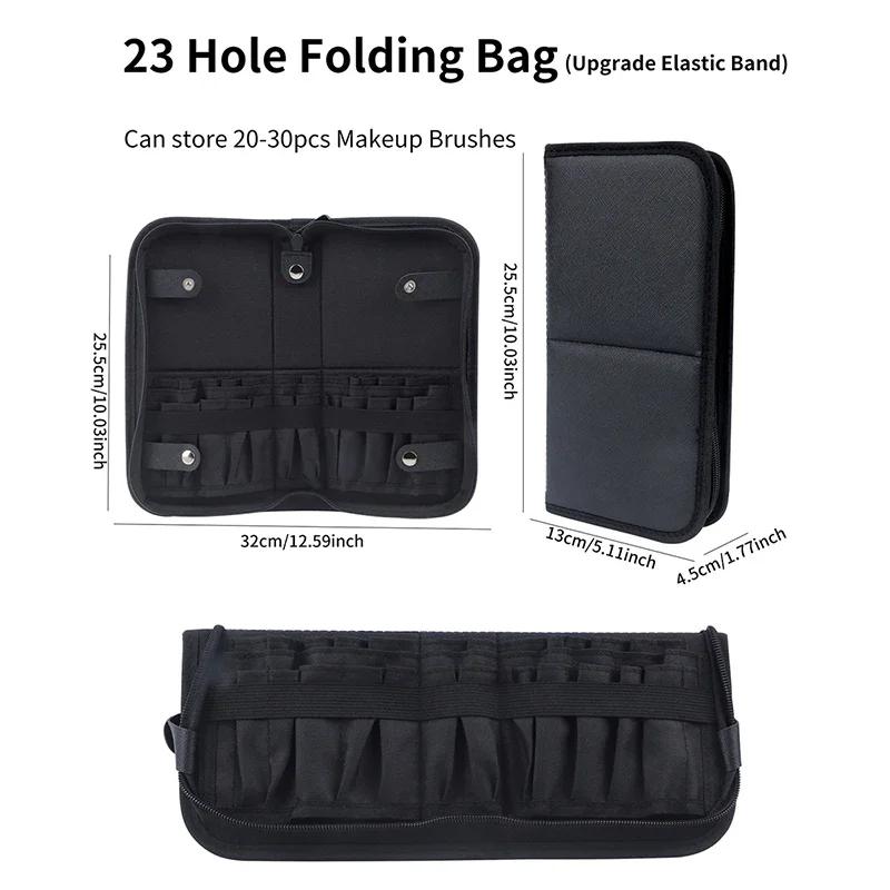 

Складная сумка для кистей для макияжа с 29/23 отверстиями, женская сумка для кистей для макияжа, органайзер, дорожные наборы косметики, держатель для туалетных принадлежностей