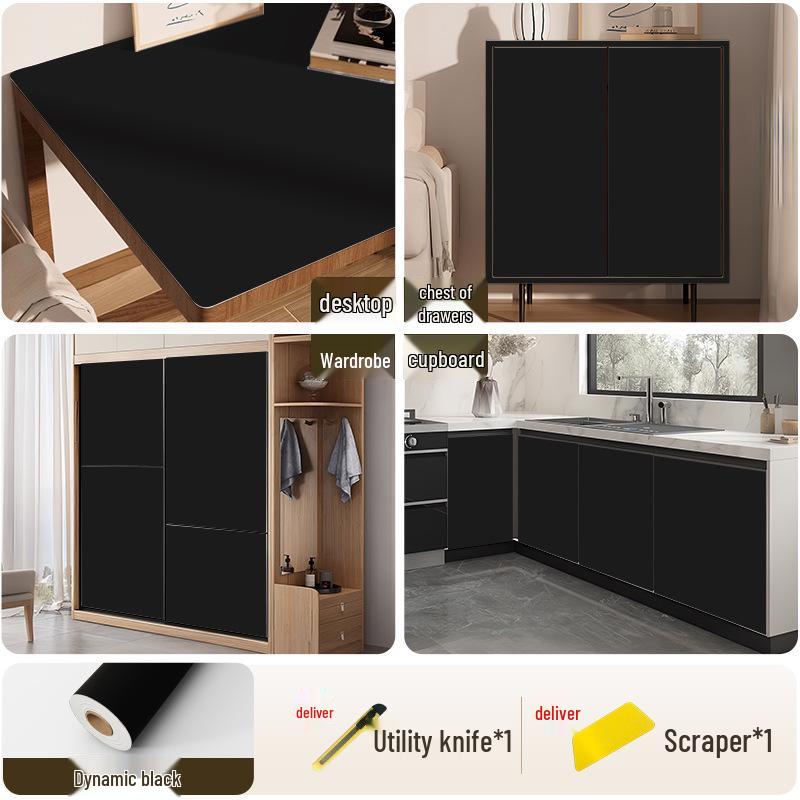 Waterproof Self-Adhesive Wardrobe & Cabinet Color Change Stickers
