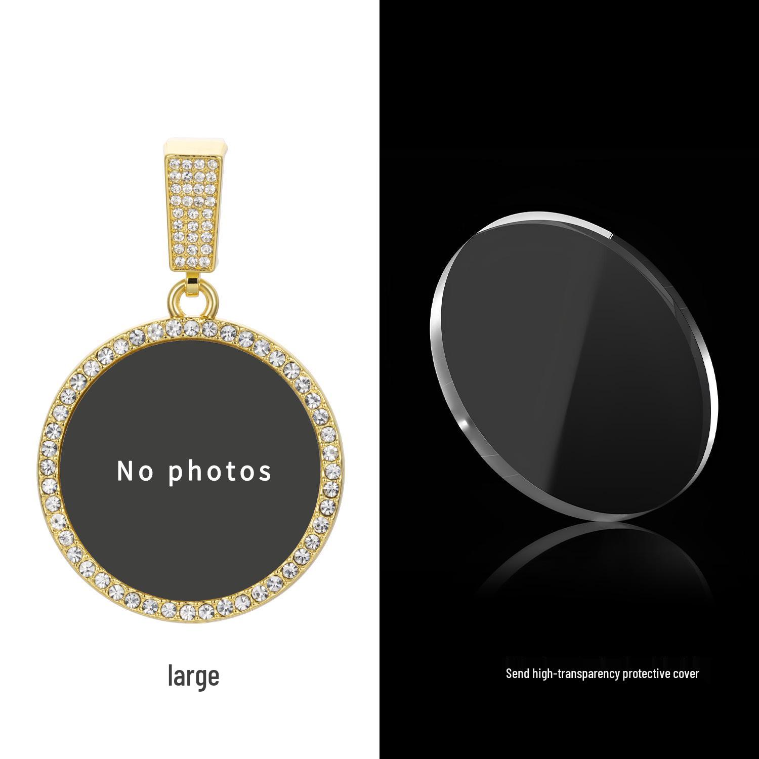 European and American Hip Hop Photo Pendant - DIY Creative Alloy Necklace Jewelry