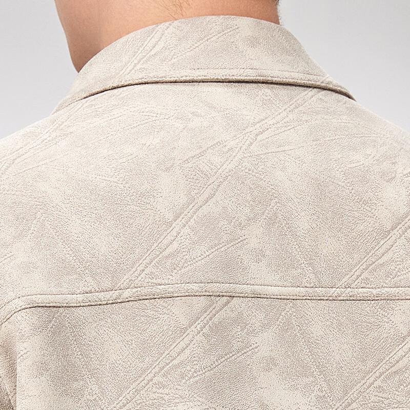 Antonio Men's Faux Suede Lapel Jacket