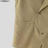 INCERUN 2PCS Men Sleeveless Thin Blazer Tops Long Pants Casual Sets Outfits