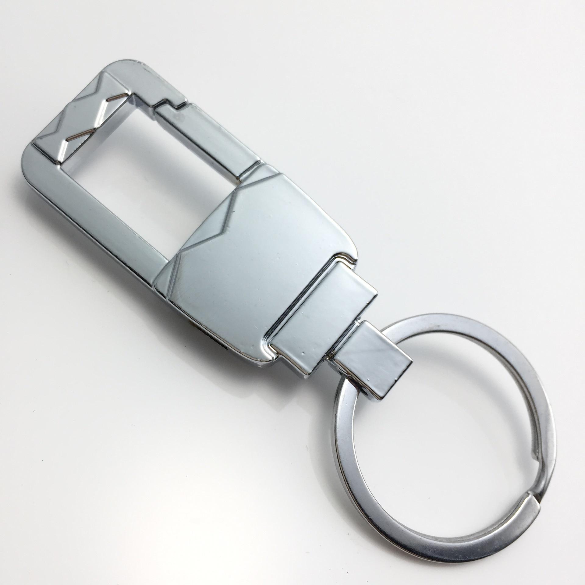 Men s Fashion Gift Engraved Car Keyring - Creative and Simple Design