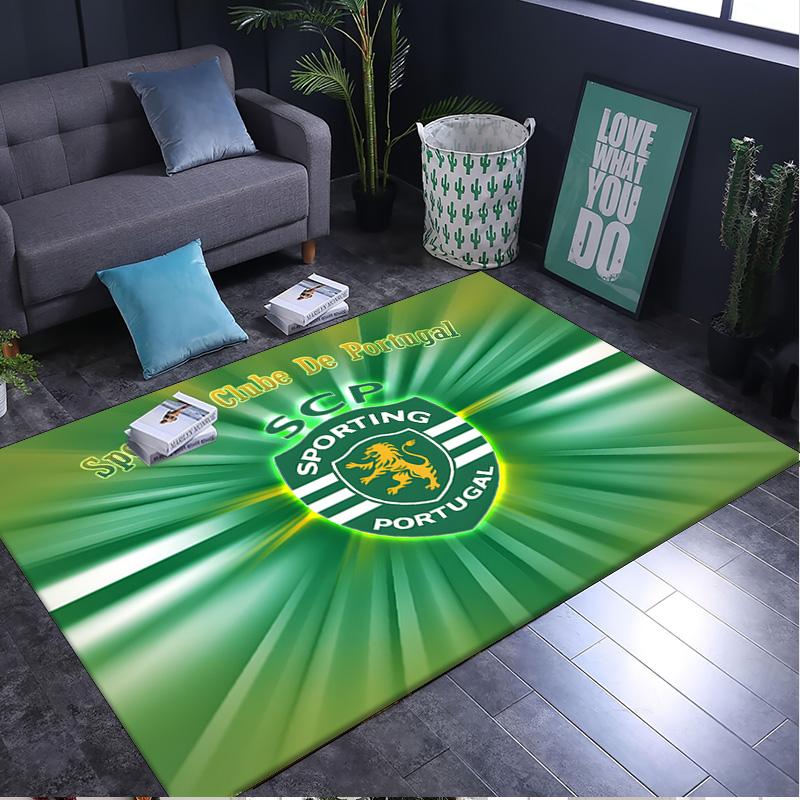 1PC rug Sporting football Crest Carpet, Chair Rug,Area Rug for Office Bedroom living rooms bedroom, Doormat decor Christmas fan gifts