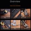 Animal Shape Multifunctional Keychain Tool: EDC Outdoor Accessory
