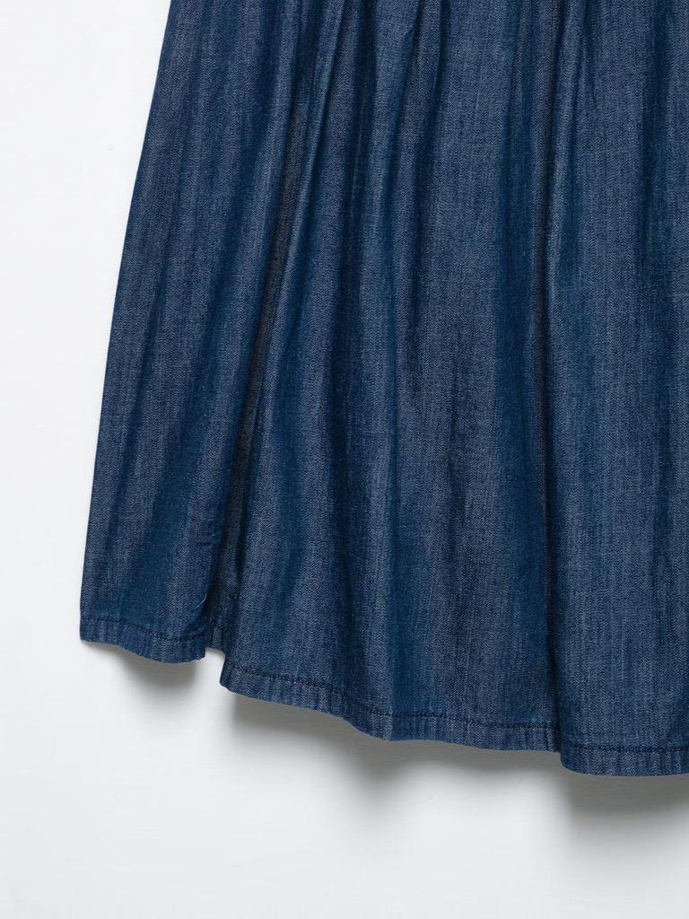 Spring 2025 Women's European & American Style Simple Denim Short Dress