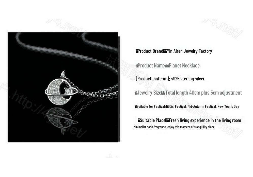 S925 Sterling Silver Star and Moon Necklace: Elegant and Stylish Jewelry for Women