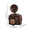 Resin Ornament Vintage-Inspired Desk Display Piece Freestanding Sculpture