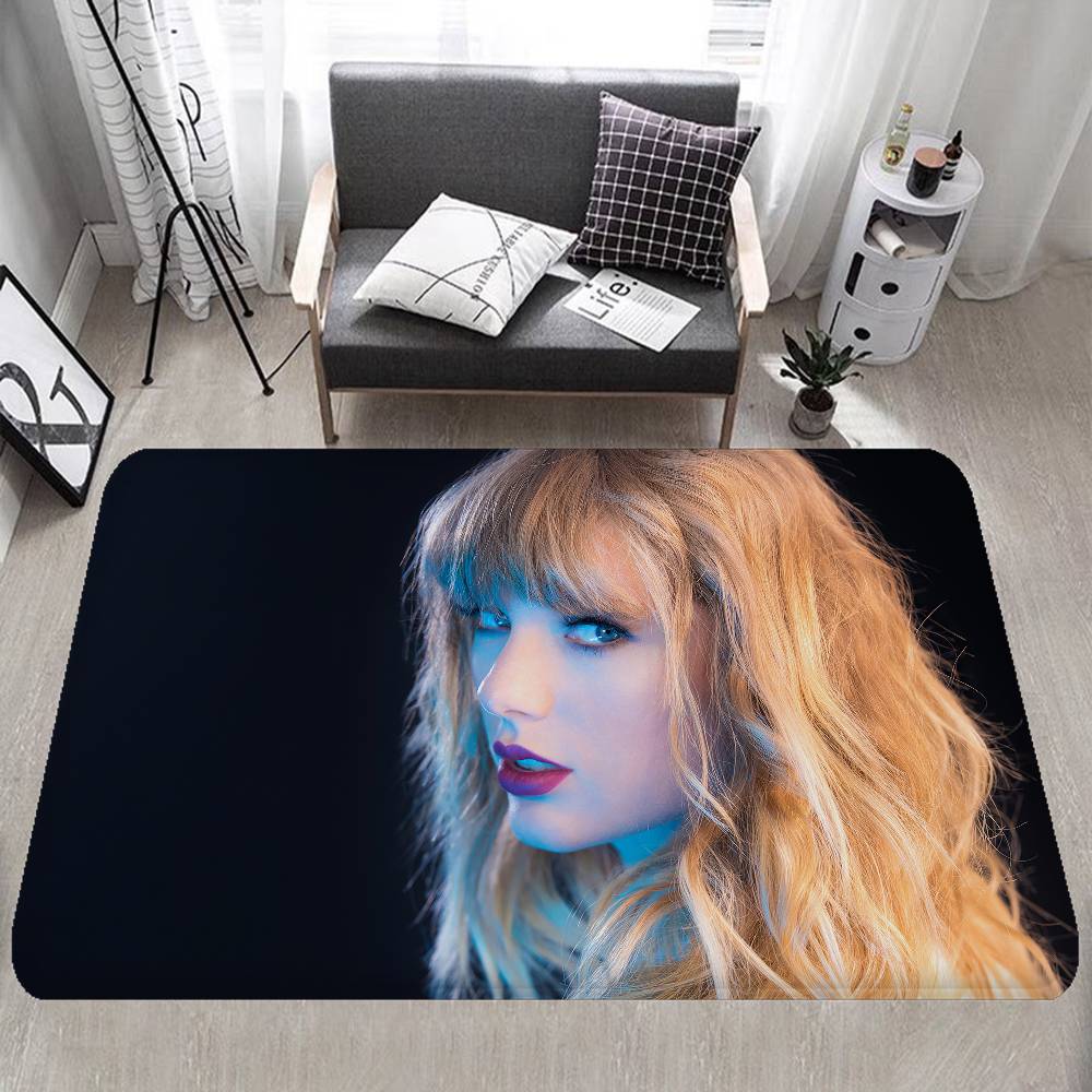 T-Taylor-SwiftS Floor Mat Retro Multiple Choice Living Room Kitchen Rug Non-Slip Modern Home Decor
