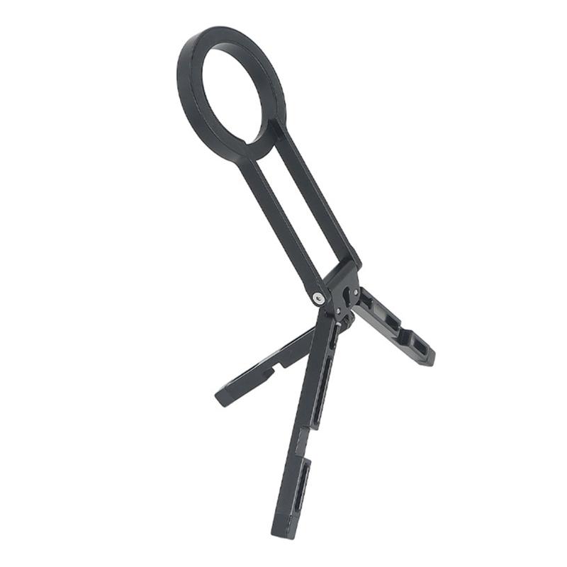 Double Side Magnetic Mobile Phone Holder Phone Tripod Stand for Phone 16 Mini Aluminium Bracket Quick Mount Pocket Stand